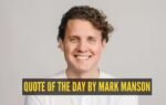 quote of the day by mark manson