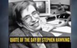 quote of the day by stephen hawking