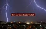 rain and thunderstorm alert