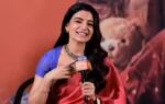 samantha ruth prabhu blushes as she confirms pregnancy at maa inti bangaaram success meet