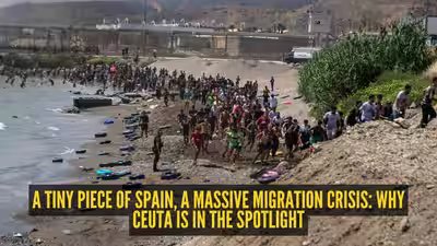 a tiny piece of spain a massive migration crisis why ceuta is in the spotlight