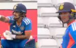 abhishek sharma left frustrated after mix up with ishan kishan