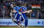 ahmedabad mar 08 ani india39s abhishek sharma and sanju samson run between wi