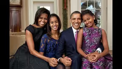 barack obama family portrait 2011