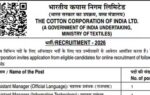 cci recruitment 2026 notification released for 148 posts