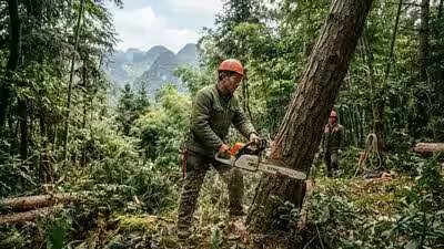 chinas tree cover increased but natural forests kept shrinking and fragmenting ai photo