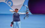 eds rpt corrects team hangzhou india39s jyothi surekha vennam competes in