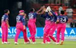 hyderabad apr 13 ani rajasthan royals39 jofra archer and teammates celebrate