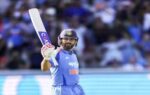 london england jul 19 ani india39s rohit sharma celebrates his century duri