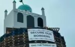 mosque effigy atop northern ireland bonfire