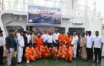 mt sanmar herald crew honoured at paradip port