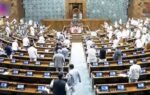 new delhi jul 31 ani mps stand as lok sabha speaker om birla arrives to cond