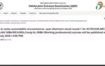 ojee 2026 round 1 seat allotment for pg courses scheduled for release at 5 pm today