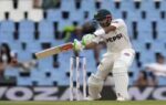 pakistan39s babar azam plays a side shot during day two of the test cricket match