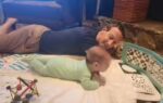 photo mark zukerberg with his baby