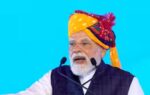 prime minister narendra modi while addressing a gathering at haryana39s jind