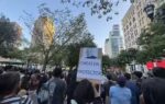 protest in new york over neet