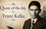 quote of the day by franz kafka ai generated image