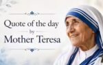 quote of the day by mother teresa ai generated image