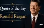 quote of the day by ronald reagan ai generated image