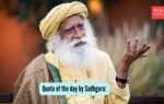 quote of the day by sadhguru the whole world is busy trying to be better than someone else