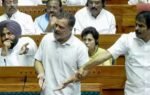 rahul gandhi during his address in lok sabha