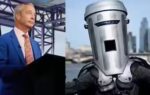 reform uk leader nigel farage and count binface