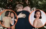 selena gomez dazzles in a sparkling bridesmaid gown at taylor swifts wedding