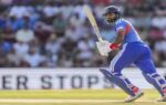 southampton england jul 11 ani indian skipper shreyas iyer plays a shot du