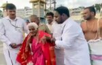 tirupati andhra pradesh jul 06 ani the 116 year old devotee navaneethamma