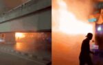 visuals of the deadly fire in bangkok pub
