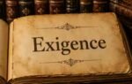 word of the day exigence