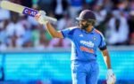 1786689937 london england jul 19 ani indias rohit sharma celebrates his century duri