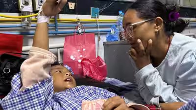 8 year old nepal boy climbed trees to survive