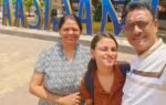 a photo of shrutika baranwal with her parents courtesy the indian express