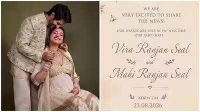 aditya seal and anushka ranjan are now parents to twin baby girls
