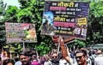 anti reservation protest at delhis jantar mantar