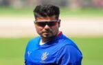 bengaluru royal challengers bangalore player karn sharma during a training sess