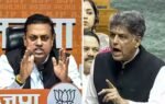 bjp mp sambit patra and congress mp manish tewari