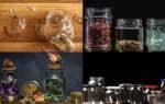 broken glass jars