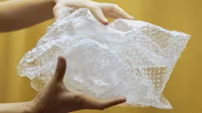 bubble wrap was invented for something completely different