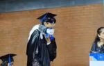 cat attends convocation with graduate professors reaction leaves internet amused