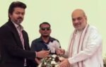 chengalpattu tamil nadu aug 20 ani union home minister amit shah being fel