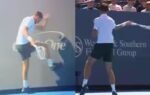 daniil medvedev loses cool screengrabs