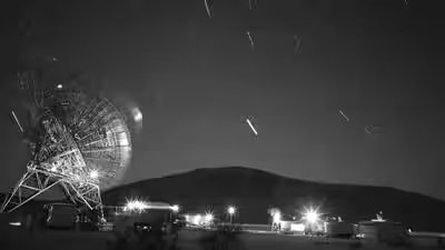 echo 1 passes over nasas goldstone tracking station