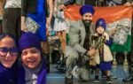 fateh singh gill with his parents instagramsinghfitkid19