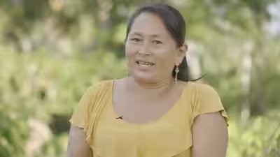 flor juanga a shuar community representative from ecuadors sucumbios province