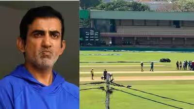gautam gambhirs visit to galle photo by pti and timesofindia