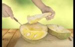 how to cut jackfruit without sticky hands