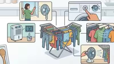how to dry clothes faster in humid weather 5 simple tips